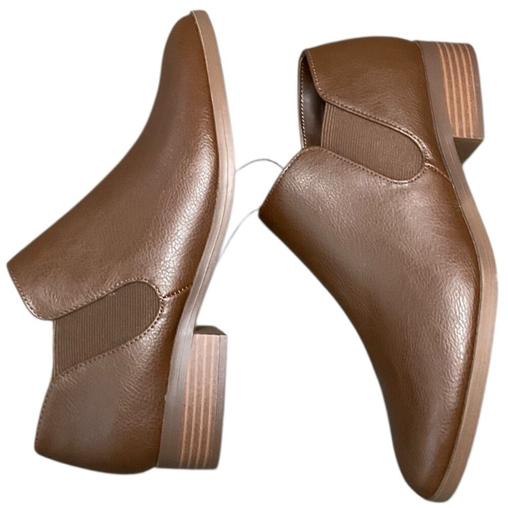 Kensie Ankle Boots Brown Size 7 NEW in Box - Picture 3 of 9